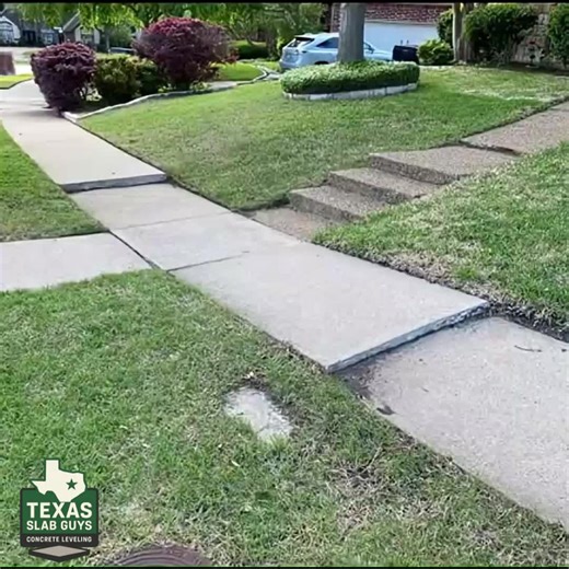 This sidewalk panel had dropped and turned into a trip hazard for the whole block. We lifted it back to level in minutes and restored a safe walkway for the neighborhood. If your sidewalk is sinking or separating, fix it before someone gets hurt. Call (832) 990-1891 #TexasSlabGuys #ConcreteLeveling #SidewalkRepair #TripHazardRemoval #ConcreteLifting #ResidentialRepair #HomeSafety #HoustonNeighborhoods #BeforeAndAfter #PolyurethaneInjection #WalkwayRepair #CurbAppeal #NeighborhoodSafety #Property