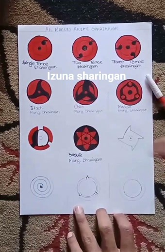 sharingan part-9 izuna sharingan #uchia #naruto #sharingan