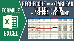 1.7K views · 67 reactions |  [EXCEL - RECHERCHE AVEC UN CRITÈRE EN...