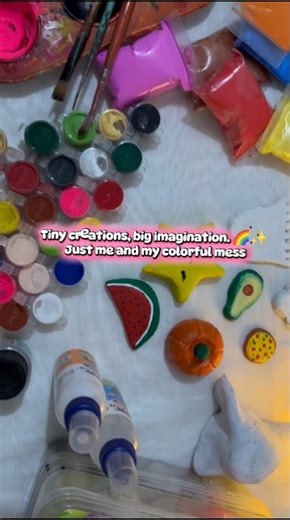Making a mess is just part of the process. ✨🌈 #ArtTherapy