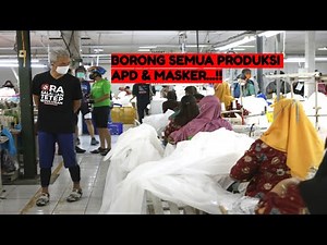 GANJAR'S APPRECIATION FOR GARMENT FACTORIES THAT HELP THE GOVERNMENT