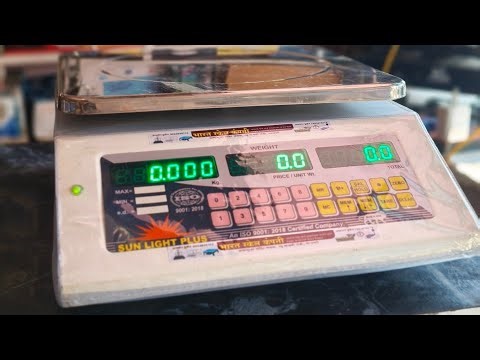 30 kg PRC Scale | 30 kg Computer kata | 30kg price counting Scale | calculator kata | Weight Machine