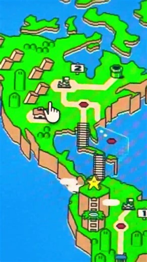 Mario world map.