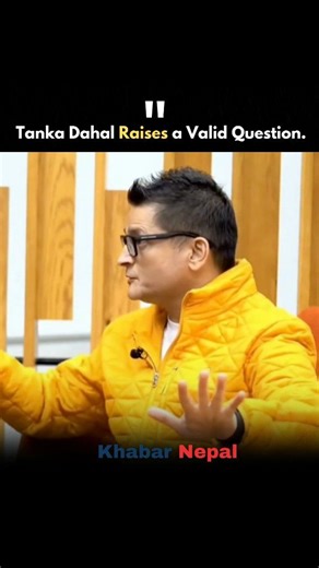 Tanka Dahal speaks about something many people think about but don't openly say. His question goes straight to the point and asks for clear answers on an important issue. #tankadahal #Sept8 #Genznepal #khabarnepal | Khabarnepal
