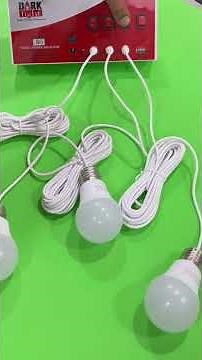 mini solar inverter with battery with 3 led bulb