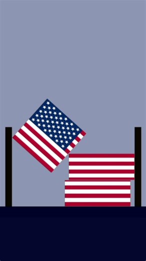 Falling Flags of different countries #softbody
