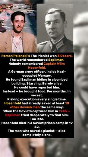 The Pianist Showed One Man Survive Warsaw. Nobody Talks About The Soldier Who Saved Him