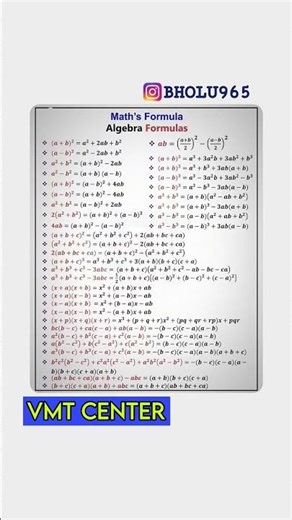 basic math formula 2026