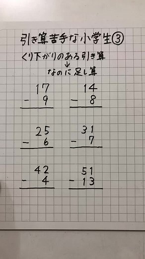 小学生のための引き算マスタークラス