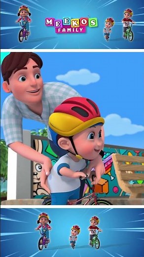 I Love to Ride My Bike! #shorts #kidssong #kidsvideo #meekosfamily