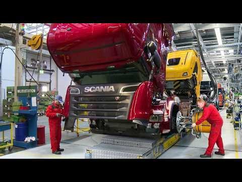 Inside Most Advanced European Factories Producing Massive Scania Trucks - Production Line