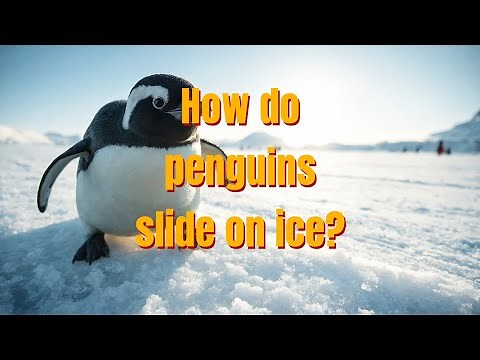 How do penguins slide on ice? | Science for Kids