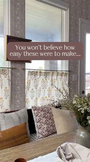22K views · 146 reactions | The cutest and easiest DIY cafe curtains! Comment “curtains” to be sent a link with all the supplies for this DIY! #kitchendesign #easydiy #homediyproject #diyhomedecor #kitchennook | Pennies for a Fortune | Facebook