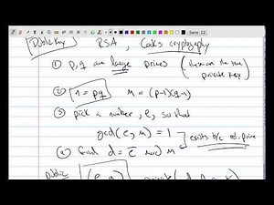 Number Theory: Public Key Cryptography