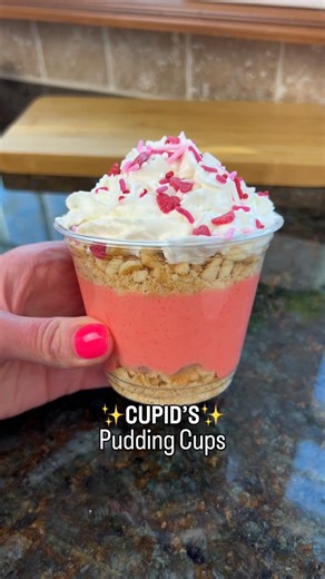 👀Don’t make these unless you want an easy Valentine’s Day snack. 💘These Cupid’s pudding cups are no-bake, take about five minutes, and turn out cute every single time. 👉🏼Perfect for classrooms, parties, therapy sessions, or just a fun after-school treat. 🔗Comment “CUPID” and I’ll send you the link to the visual recipe. Save this one for Valentine’s week ❤️ | Live Love Speech