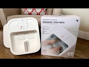 Foot Bath Massager with Pumice Stone? The SURPRISING thing that happened