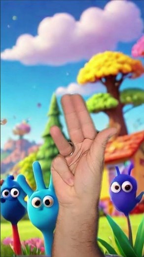 🖐️ Voici ma main, elle a 5 doigts - Comptine Animée pour enfants ✋🎶