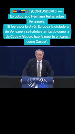 Eurodiputado Tertsc: La Lucha por la Democracia en Venezuela