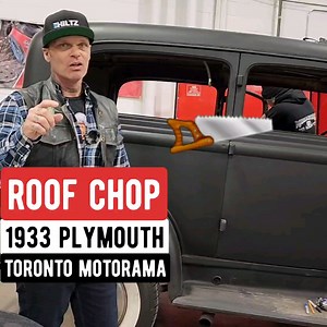 Roof chop on a 1933 Plymouth (part 1) 🪚 | Bad Chad