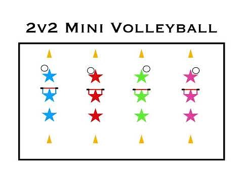 P.E. Games - 2v2 Mini Volleyball