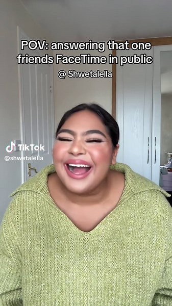 Relatable Friendship Moments: Answering FaceTime Calls