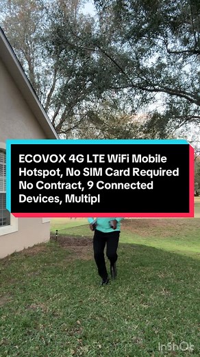 ECOVOX 4G LTE WiFi Mobile Hotspot, No SIM Card Required No Contract, 9 Connected Devices, Multipl #hotspot #sim #ecovox #LTE