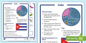 KS1 Cuba Fact File