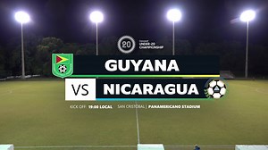 92K views · 1.5K reactions | 2021 Concacaf Men’s Under-20 Qualifying #CU20 | Guyana vs Nicaragua Estadio Panamericano | Concacaf | Facebook