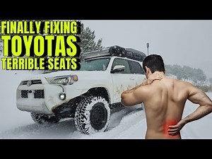 FIXING THE HORRIBLE 4RUNNER SEATS, ONCE AND FOR ALL!!