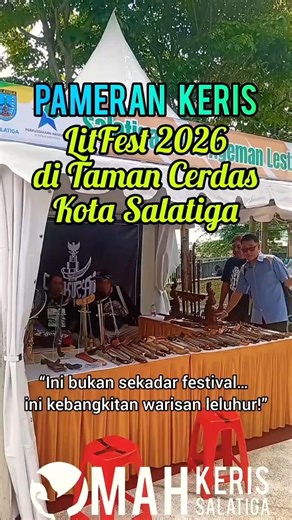 LetFest 2026 Keris Exhibition at Salatiga City's Smart Park