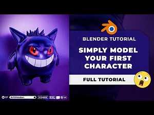 👻😲 THE ONLY BEGINNER MODELING TUTORIAL YOU WILL EVER NEED - POKEMON EDITION 😲👻 BLENDER 4.0. TUTORIAL