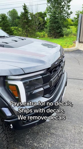Removing 4x4 Sticker on Ford Raptor Truck: Decal Removal Process