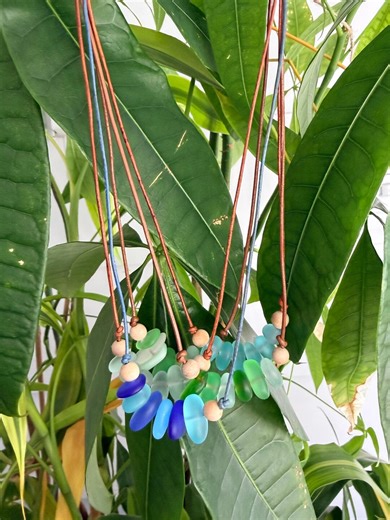 Beach Style Necklace, Summer Vacation Jewelry, Coastal Boho Style, Vacation Gift for Her, Ocean Lover Gift - Etsy