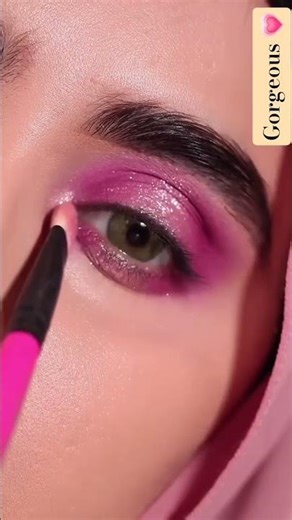 pink eye makeup tutorial