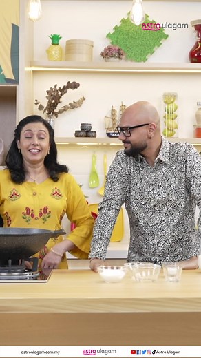 It's time to get your culinary curiosity ready! MK and Datin Seri Manimala are cooking up something special in the kitchen, and we're so excited to find out what it is! Tune in to Enge Vettu Chef on Friday at 7.30 PM on Vaanavil! #astroulagam