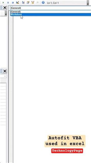 VBA 😱 Autofit using VBA in excel #shorts #vba #autofit #excel #trendingshorts #finance #accounting