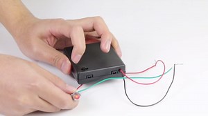 DAIERTEK 4 AA Battery Holder with Switch 6V Battery Case Holder with Cover 4 Slots 1.5V AA Battery Storage Box with Wires Battery Connector -3pcs