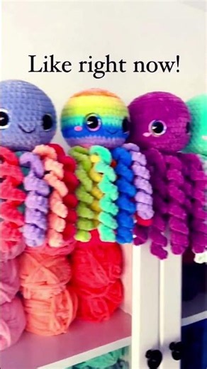 Cute Crochet Jellyfish Collection 🐙✨ | Handmade Amigurumi Creations #Shorts #crochet #amigurumi