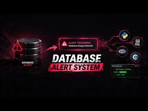 🏅“Secret Trick: Time Database Alerts Using Bootscript | Python, SQL, PHP & C++”