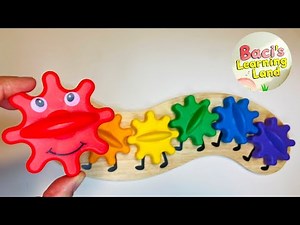 Color Hunt Adventure: Solving the Gear Puzzle with Red, Orange, Yellow, Green, Blue, and Purple