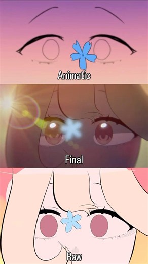 Animatic → Final 🌅 #animation #toonsquid #yuri