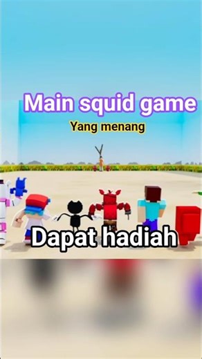 main squid game yang menang dapat hadiah#fnaf #fnafedit #minecraft #squidgame #shorts #animation#fyp