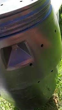 Un simple composteur rotatif