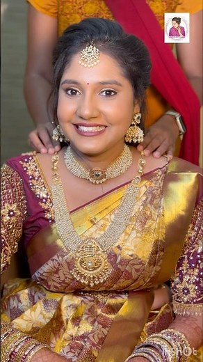 Pretty bride , got ready for her, Reception For bridal bookings, WhatsApp to 9080415298