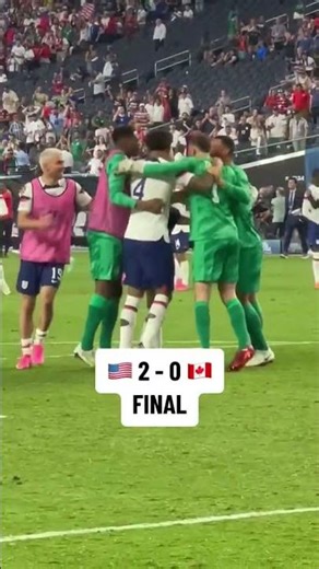 USMNT defeats Canada to repeat as Concacaf Nations League champs #shorts