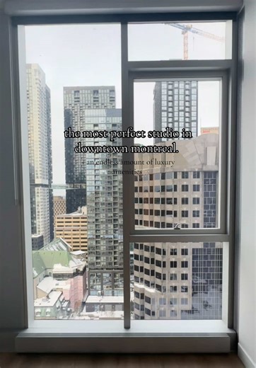 Luxury Studio Apartment for Rent in Downtown Montreal