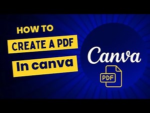 How to Create a PDF in Canva || Step by Step Tutorial