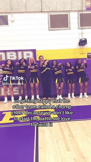 Cheerleaders Celebrate Winning the Battle with Classy Chants