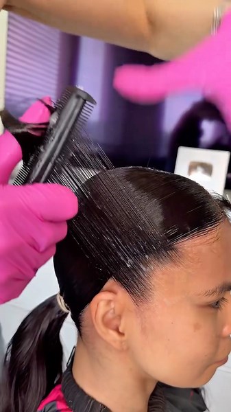 Extreme Tight Hairstyle 🤯🔊ASMR #hairstyle #asmr #asmrhair #hairtok
