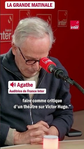 Quand Fabrice Luchini lit Victor Hugo, "il nous entraîne dans son humanité"
